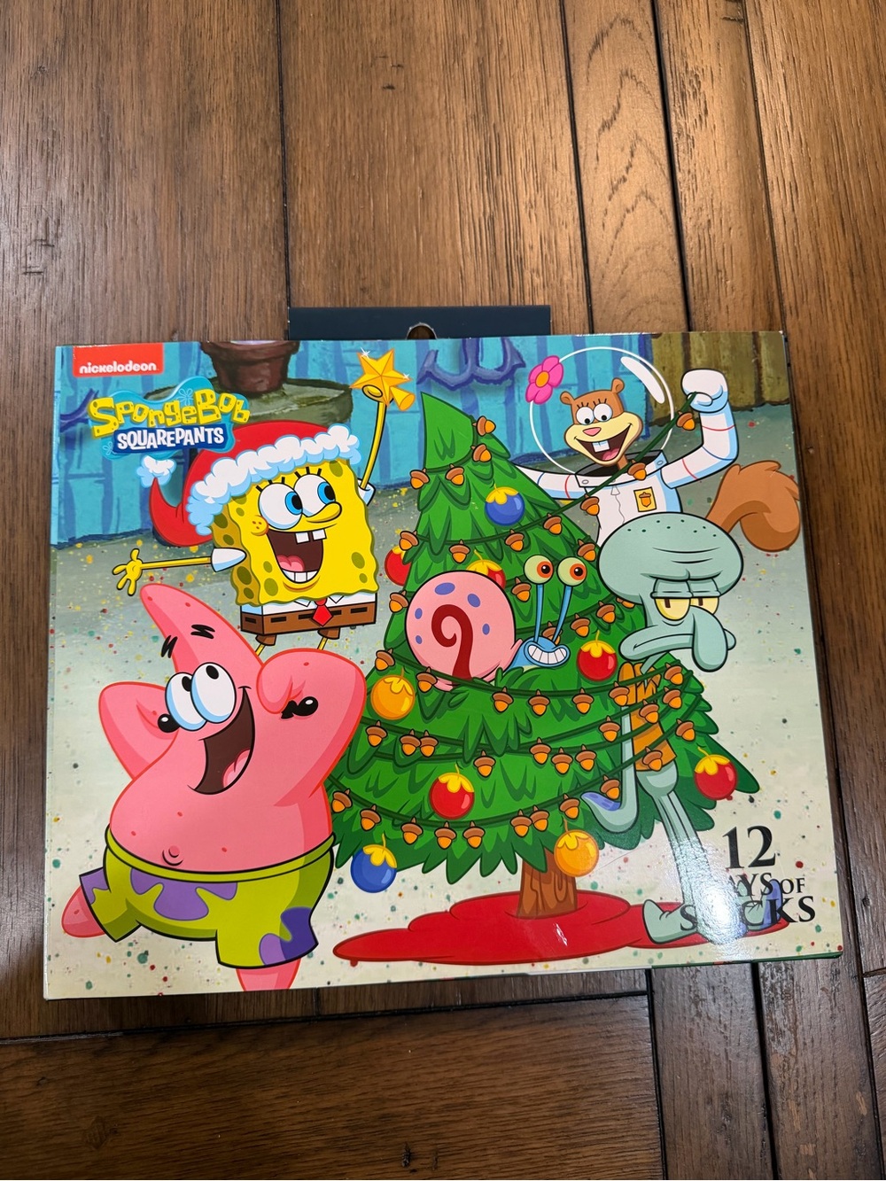 SpongeBob SquarePants Holiday Socks Box shoe size 6-12